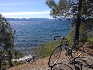 bike around Lake Tahoe